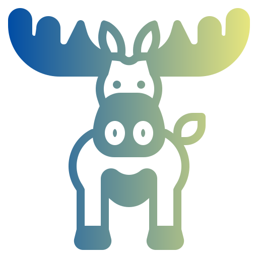 Moose Generic Flat Gradient icon