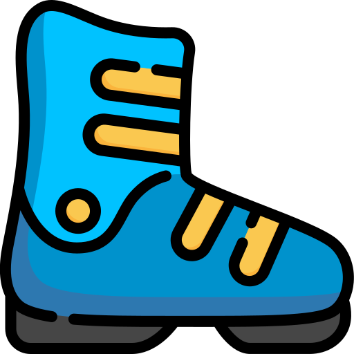 botas de esqui Generic Outline Color Ícone