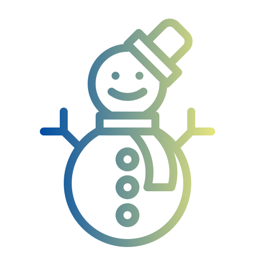 Снеговик Generic Gradient иконка