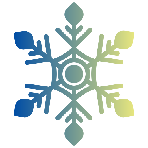 雪の結晶 Generic Flat Gradient icon