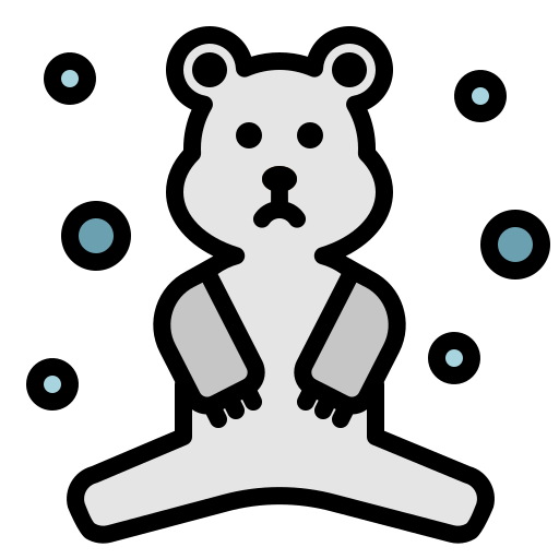 Polar bear Generic Outline Color icon