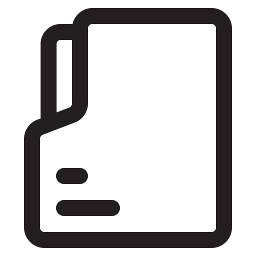 Folder Generic Basic Outline icon