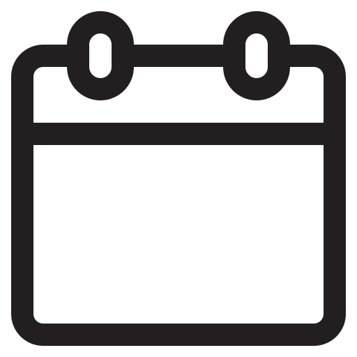calendario Generic Basic Outline icono