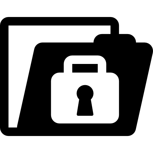 cartella bloccata  icona