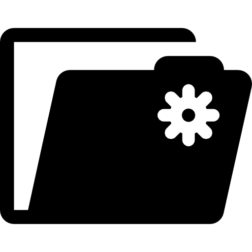 ordnereinstellungsschaltfläche  icon