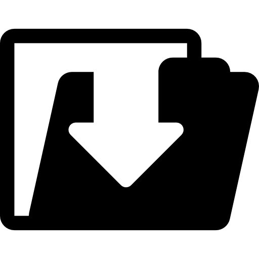 Save in folder  icon