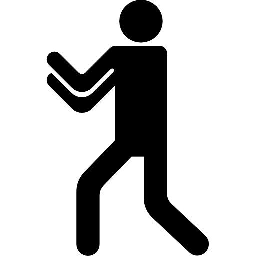 silhouette de boxe  Icône