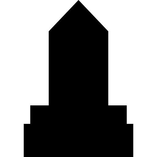 Obelisk silhouette  icon