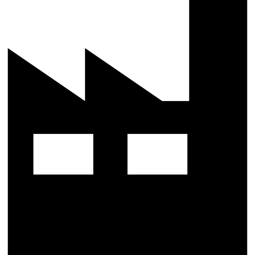 fabrik silhouette  icon