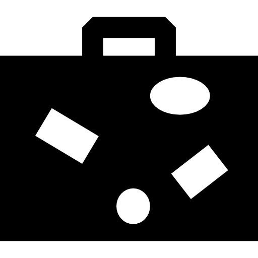 walizka z naklejkami  ikona
