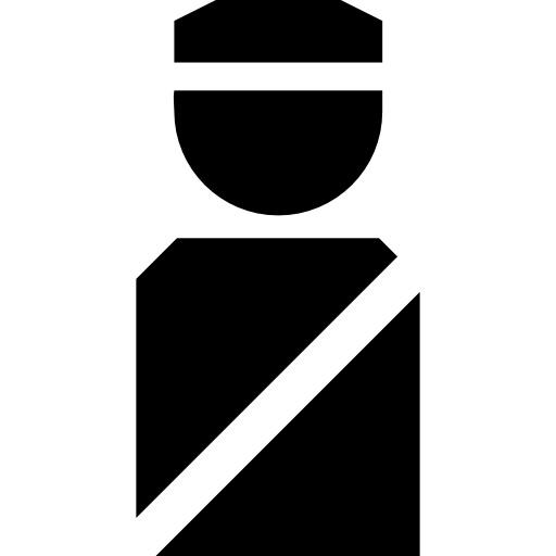 figura di poliziotto  icona
