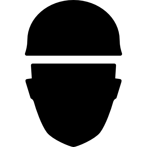 Worker silhouette  icon