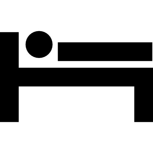 segno del letto  icona