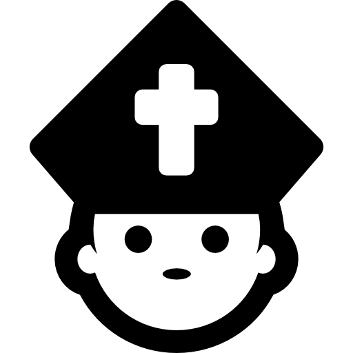 twarz biskupa  ikona