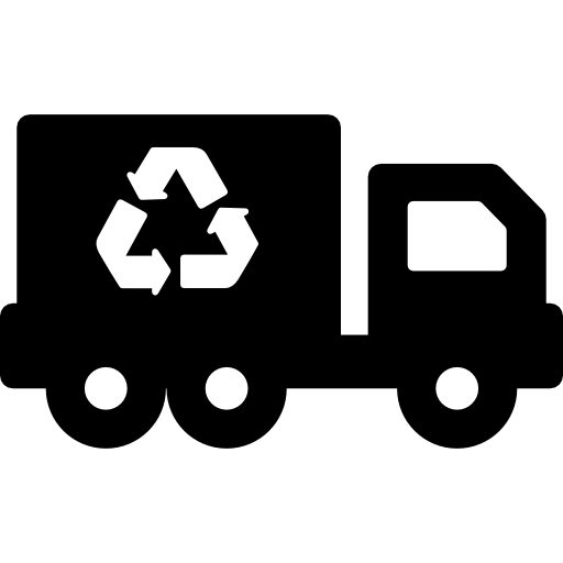 camión de reciclaje  icono