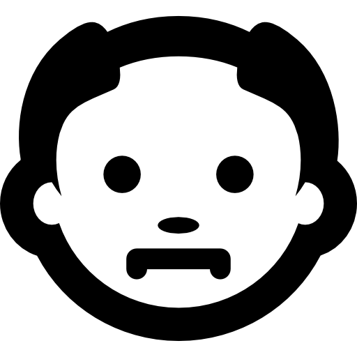 Oldman face  icon