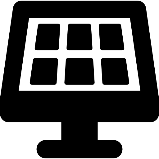 panele słoneczne  ikona
