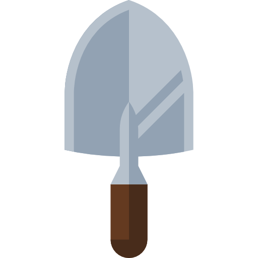 Shovel All-inclusive Flat icon