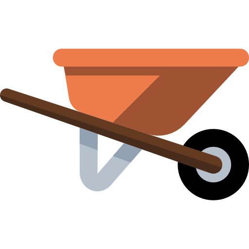 Wheelbarrow All-inclusive Flat icon