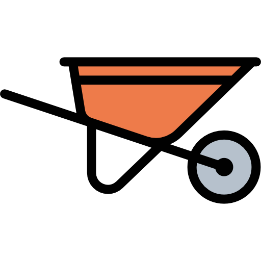 carretilla All-inclusive Lineal color icono