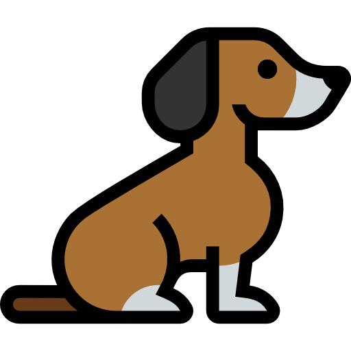 perro All-inclusive Lineal color icono