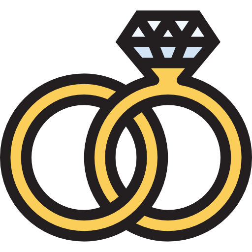 Обручальное кольцо All-inclusive Lineal color иконка