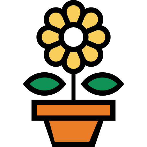 fiore All-inclusive Lineal color icona