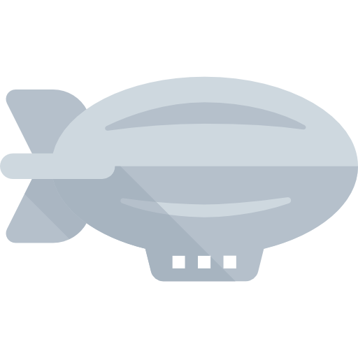 zeppelin All-inclusive Flat Icône