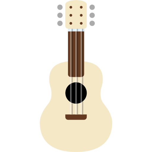 violão All-inclusive Flat Ícone