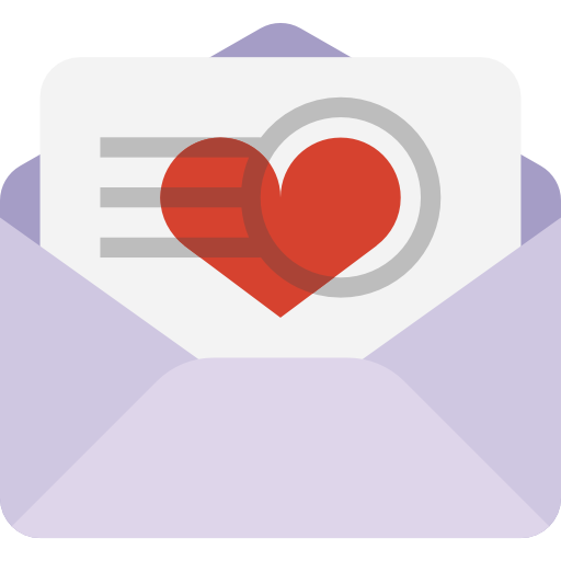 carta de amor All-inclusive Flat icono