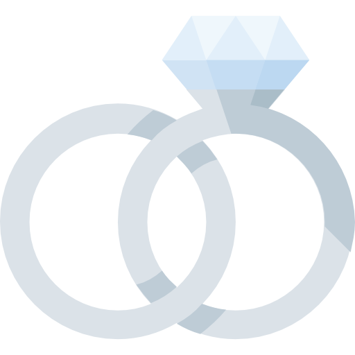 Wedding ring All-inclusive Flat icon