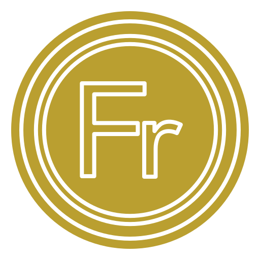 franc Generic Flat Icône