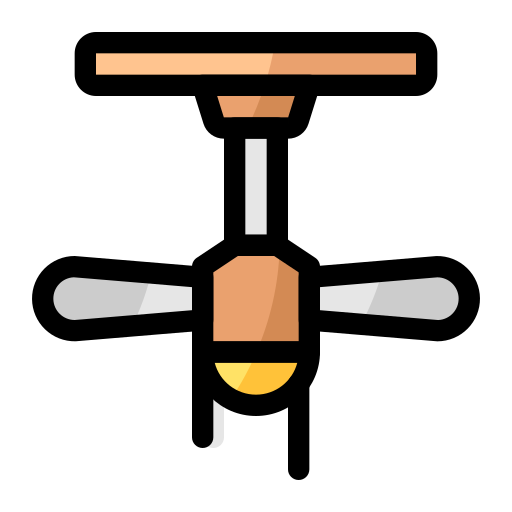 Ceiling fan Generic Outline Color icon
