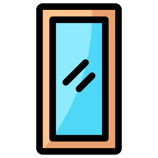 espejo Generic Outline Color icono