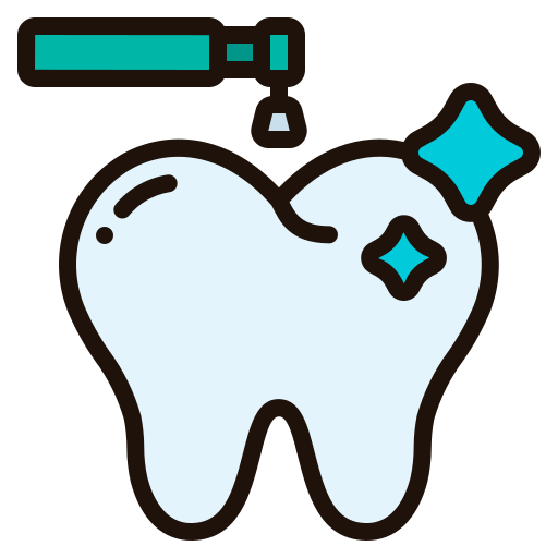 limpieza dental Generic Outline Color icono