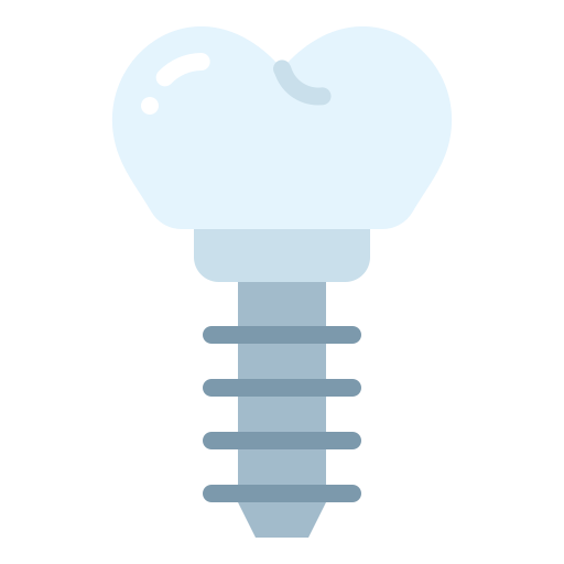 implante dental Generic Flat icono