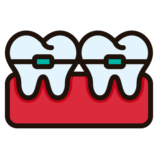 Orthodontic Generic Outline Color icon