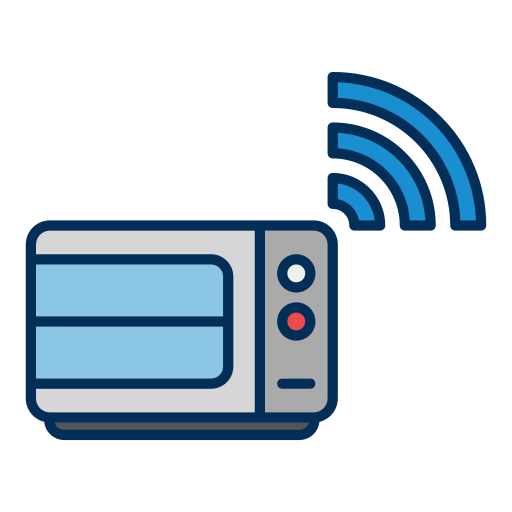 forno a microonde Generic Outline Color icona