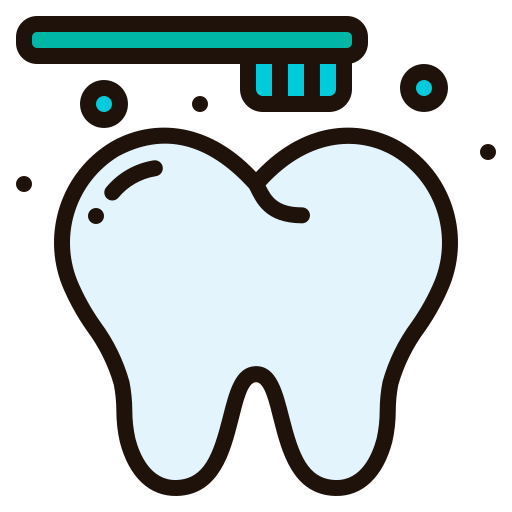Зубная щетка Generic Outline Color иконка