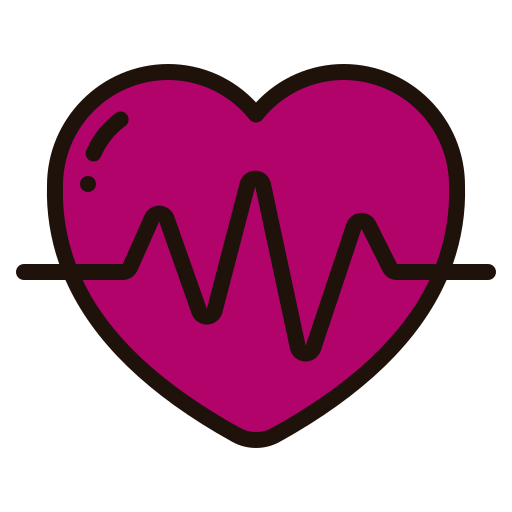 battito cardiaco Generic Outline Color icona