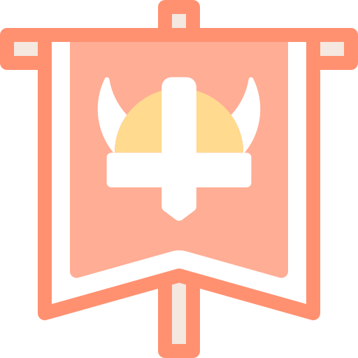 バイキング Detailed color Lineal color icon