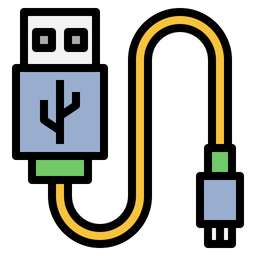 usb-соединение Generic Outline Color иконка