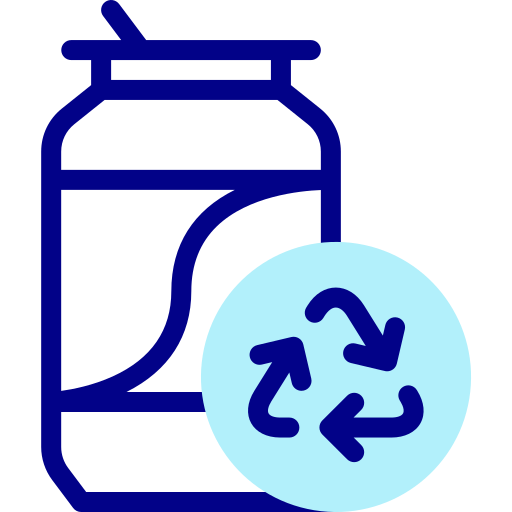 recycling Detailed Mixed Lineal color icon