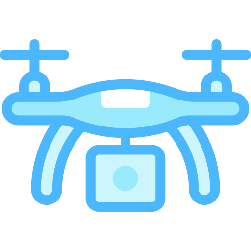 Drone Detailed color Lineal color icon