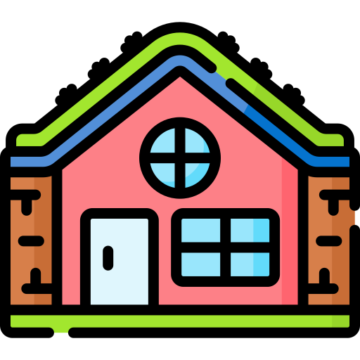 casa di torba Special Lineal color icona