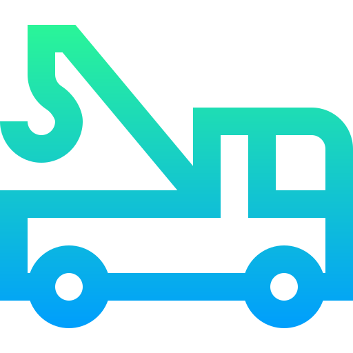 Tow truck Super Basic Straight Gradient icon