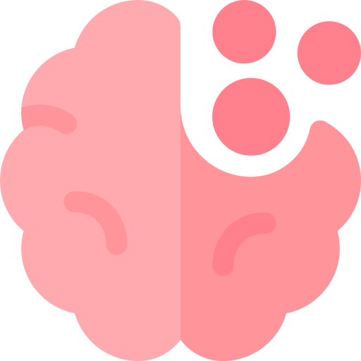 mózg Basic Rounded Flat ikona