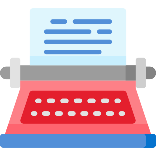 macchina da scrivere Special Flat icona