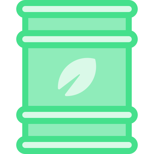 Биотопливо Detailed color Lineal color иконка