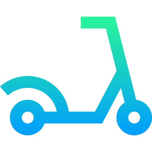 Scooter Super Basic Straight Gradient icon